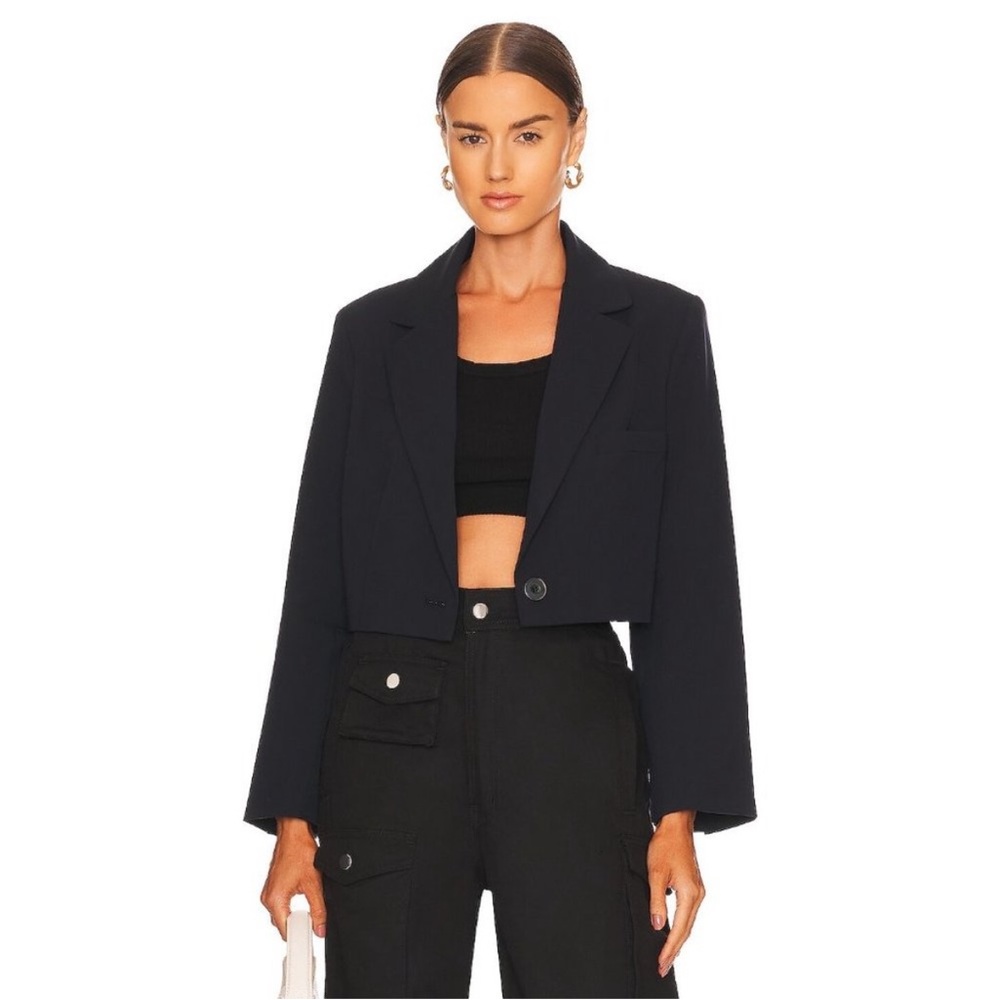 FREE PEOPLE We The Free Block Party Blazer in Black